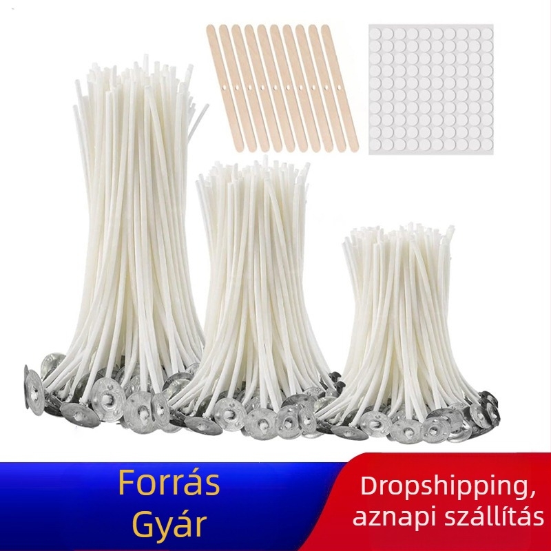 DIY gyertyakészítő eszközkészlet pamutszálmag-tartóval, fél-manuel és fél-mechanikus kivitelezés, illatos gyertya típus, forma: hosszú rúd (Márka: Van Gogh; Anyag: Pamut; Kivitelezés: fél-manuel és fél-mechanikus; Gyertyatípus: illatos; Forma: hosszú rúd)