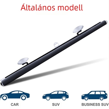 PET autó napsugárzásvédő rolóval, automatikus visszahúzódó, rögzítés vákuumcsészével, logónyomtatás, testreszabható feldolgozás