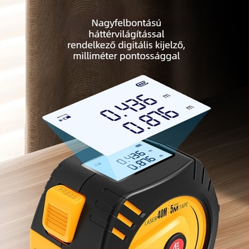 SW-TM40 Lézeres távolságmérő – kézben tartható infravörös mérőeszköz faipari felhasználásra