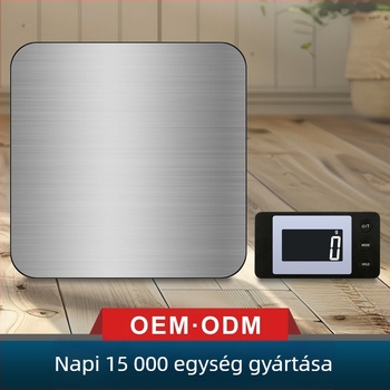 G03 modell, 50 kg kapacitású elektronikus csomagsúly platform, elektronikus mérés, tápegység 3A, magáncímkézés támogatott