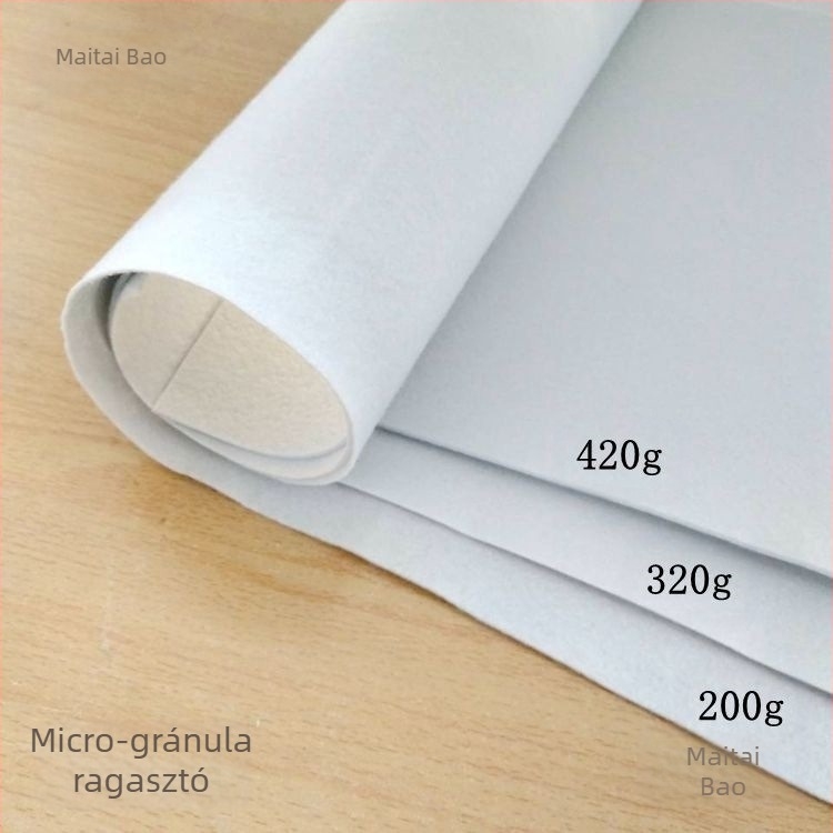 DIY kézműves töltőanyag ragasztó hátlappal, egyoldalú, 200 g / 300 g / 400 g