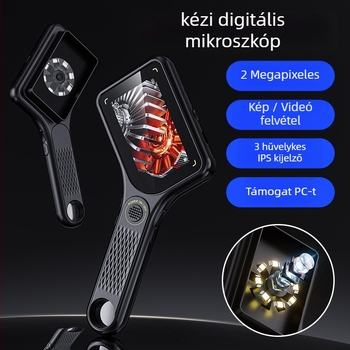Kézi digitális mikroszkóp HD nagyítással elektronikai javításhoz