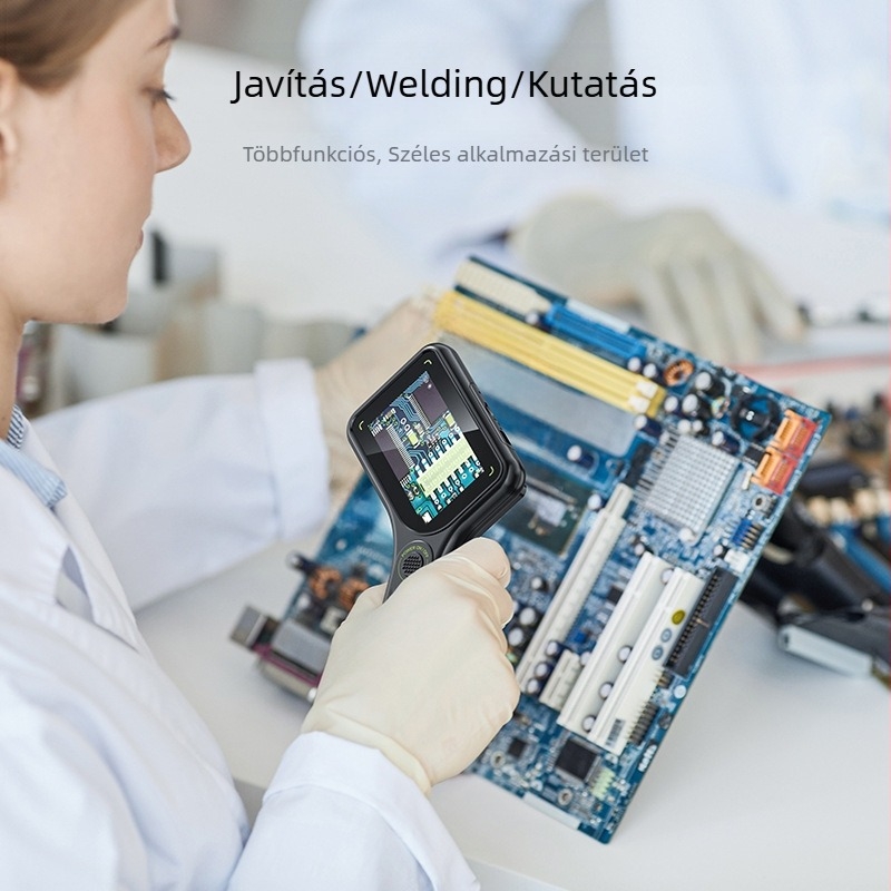 Kézi digitális mikroszkóp HD nagyítással elektronikai javításhoz