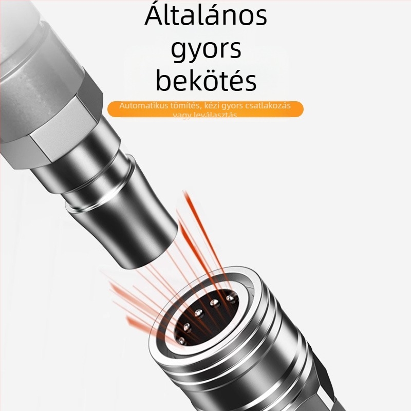 Porfúvó pisztoly, magasnyomású, rövid fúvócső, pneumatikus, nagy áramlás