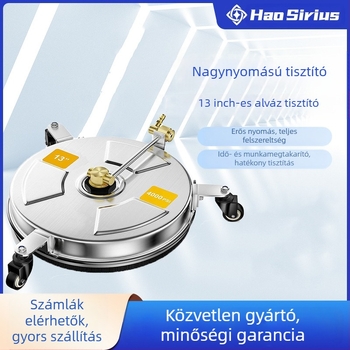 Yingxin Xinli Magasnyomású rozsdamentes acél alváz és padló tisztító, 2-in-1 állítható tisztító