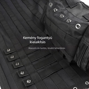 Hátsó ajtó tároló táska – vászon anyagú, fogantyúval, felakasztható