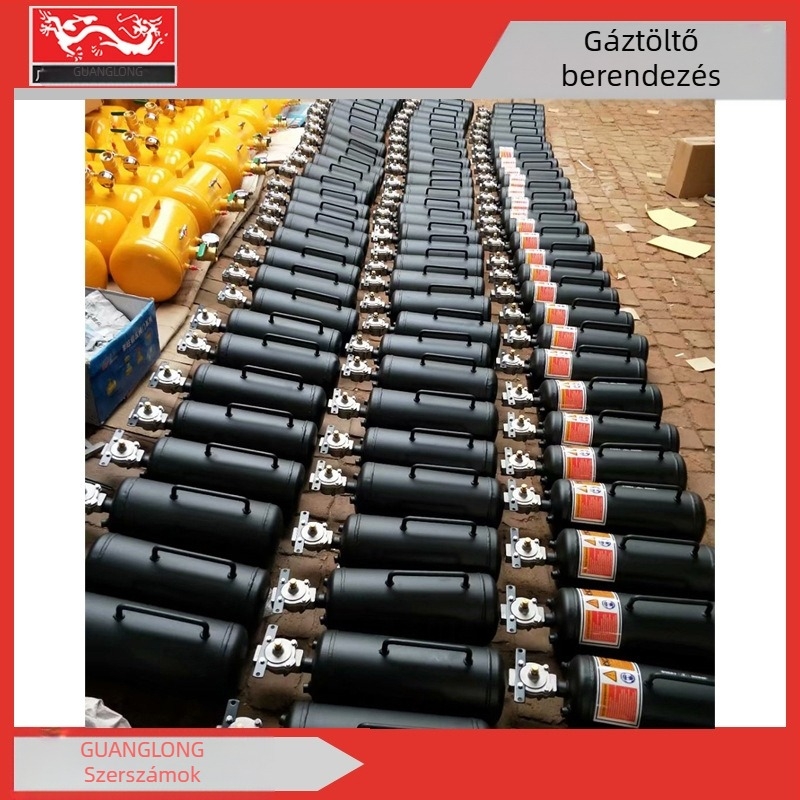 Gumi javító eszköz magasnyomású pumpával és tömítővel; gumikhoz legfeljebb 235 mm szélességig; 4 mm belső nélküli cső; súly 9.7 kg; külső doboz mérete 550×210×215 mm