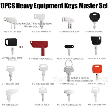 Nehézgépekre készült 70 darabos kulcskészlet Caterpillar, John Deere, Volvo, New Holland, Hitachi, JCB számára