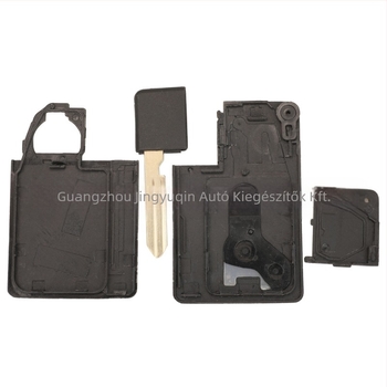 Nissan Teana intelligens kulcskártya burkolat (háromgombos) – ABS + réz, 28 g, távirányító nélkül