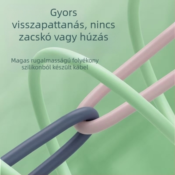 3 az 1-ben gyors töltésű adatkábel: Lightning, Micro USB, USB-C – 3A kimenet