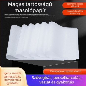 LF Kaligráfia – Átlátszó gyakorló másolópapír, 81 g/csomag, Átlátszóság 80%, Fehérség 100%, Testreszabható