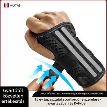 Futballhoz való csuklóvédő – csuklótámogatás stabilizáló sínnel, poliészter rostból