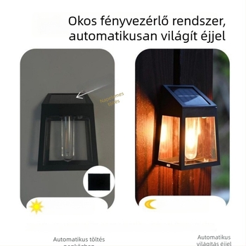 Wl11851 Kültéri LED falikar, vízálló, manuális kapcsoló, 6–12 óra üzemidő