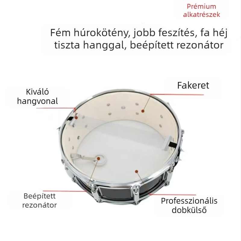 Snare dob SG-SJG, homokszórt fej, menet dob, Sgtjsgrx márka