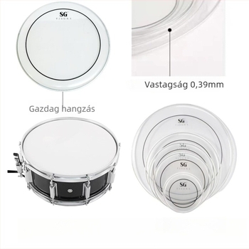 Kétrétegű olajbőr dobfej, SGTJSGRX – dobfej nyugati ütőhangszerekhez