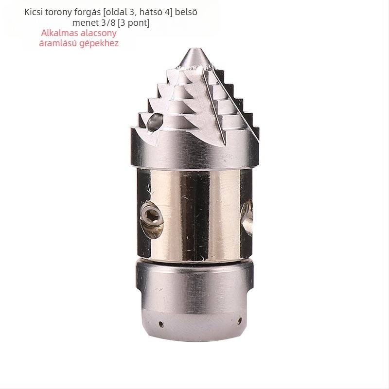 Magasnyomású csatornatisztító gép, ötvözet fej, ötvözet markolat, permetezési távolság 10, súly 156