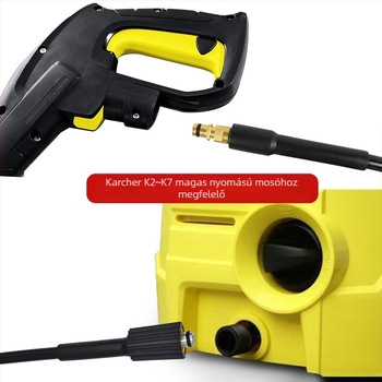 Robbanásbiztos nagynyomású autómosó tömlő, PVC- és réz felépítésű, kompatibilis a Karcher K-sorozattal, Xiong Wei márka, modell Ph0616-10MK