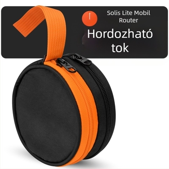 Solis Lite hordozható WiFi eszköz tároló táska – nylon tok (Modell: 404-E002-050038; Típus: Tároló táska; Anyag: Nylon; Kompatibilis: Solis Lite hordozható WiFi)