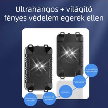 Elektronikus szúnyogriasztó, 818A modell, 220V, 50Hz, 1W, újratölthető