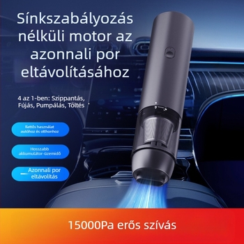 Vezeték nélküli kézi/vertikális autóporszívó – 16000Pa szívóerő, 7.4V, 100W, 4 az 1-ben, újratölthető