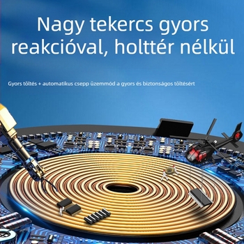 15W mágneses vezeték nélküli töltőállvány telefonhoz — asztali tartó függőleges és vízszintes használathoz