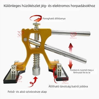 Állítható, hordozható vákuumos horpadás-eltávolító készülék autó karosszériája javítására jégeső okozta horpadásokhoz, 20V, SEVCA-YD002, Brother Tushun.