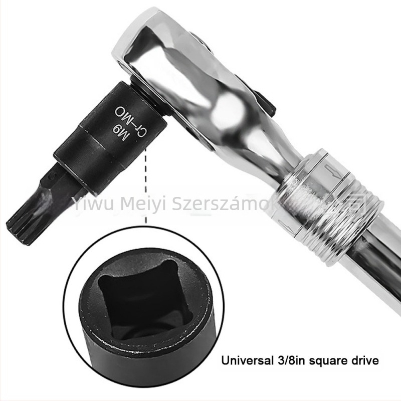 Univerzális dugókulcs készlet króm-molibden acélból