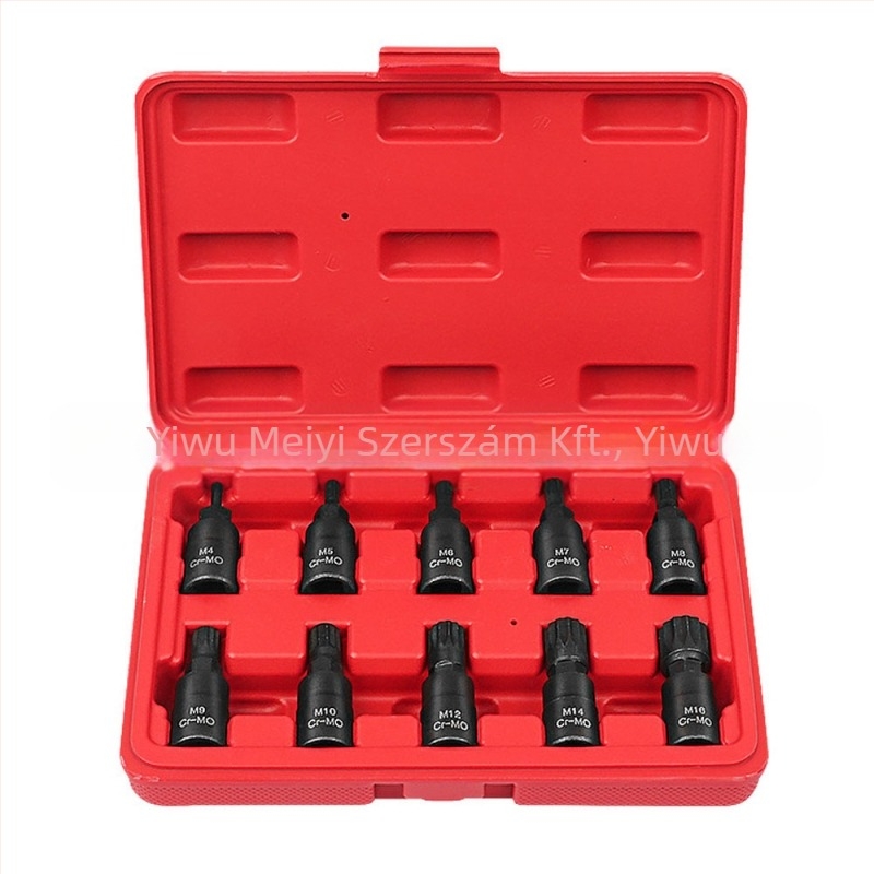 Univerzális dugókulcs készlet króm-molibden acélból