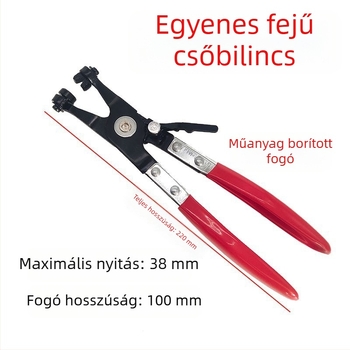 Autóhoz való tömlőbilincs fogó egyenes és hajlítható torokkal — Tömeg: 0.2, Márka: Other, Stílus: 1