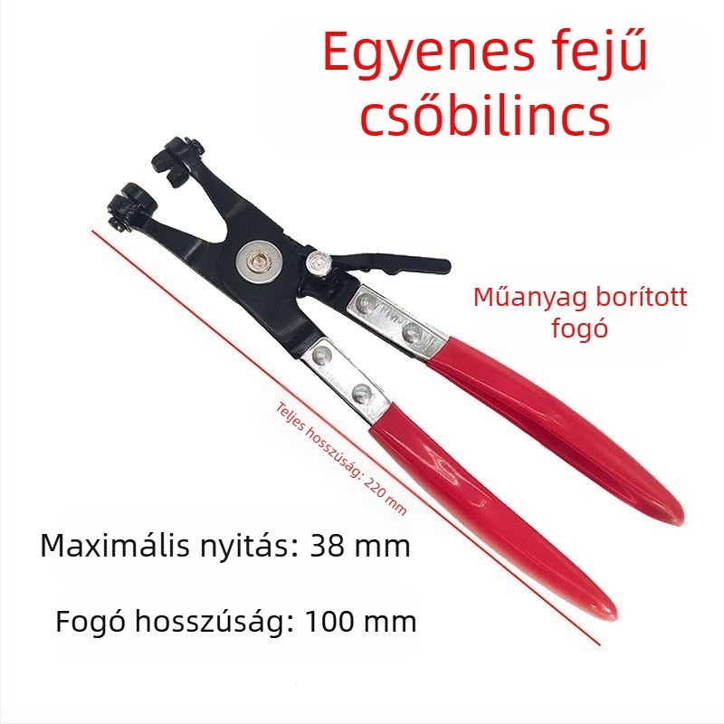 Autóhoz való tömlőbilincs fogó egyenes és hajlítható torokkal — Tömeg: 0.2, Márka: Other, Stílus: 1