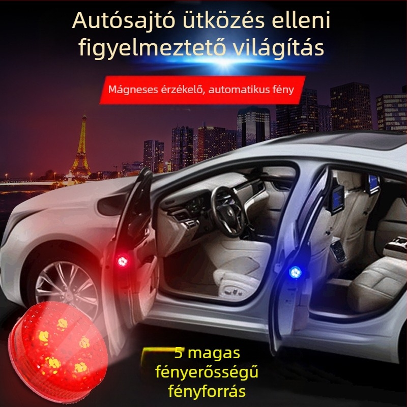 Autó LED dekoratív fény vezeték nélküli indukcióval — FLAME LIGHT, műanyag, 3V, 2.5W, autó