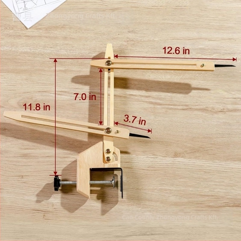 Fából készült kerámiák formázó és pozícionáló eszköz, a munkamagasság egységesítésével — multifunkcionális vágó- és formázó segédeszköz