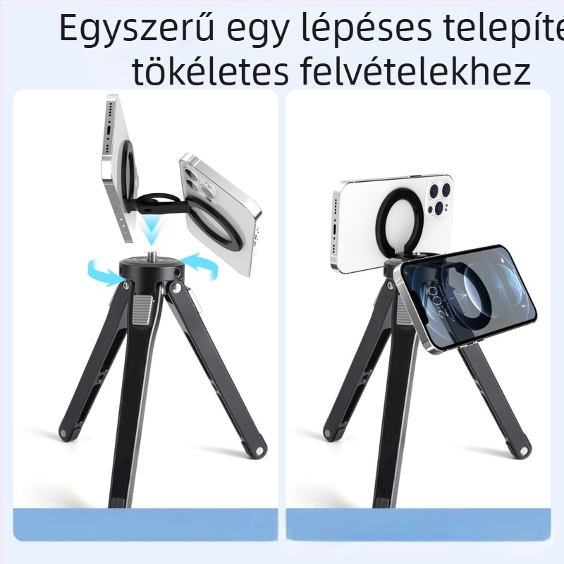 MagSafe kétoldalas asztali telefon-tartó, alumínium ötvözetből, univerzális kialakítás