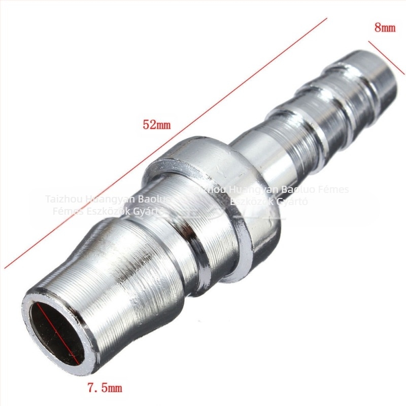 Pneumatikus csatlakozó, C-típusú önzáró gyorscsatlakozó, 8 mm-es fúvóka, vas test, Wenxing