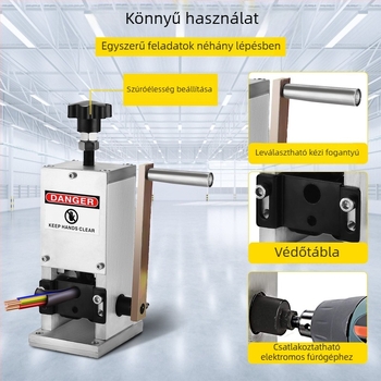 Kézi vezetékcsupaszító gép, modell LDSD-25, márka LDSD-25, alkalmas rézvezetékekhez