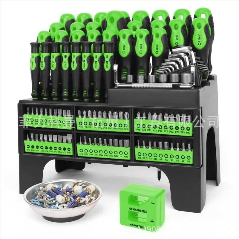 Amartisan 118 darabos csavarhúzó készlet mágneses végű, Cr-V acél, szigetelés nélküli