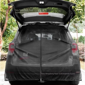 Autó hátsó ajtó háló – átlátszó, lógó, 3D gyorsan száradó háló, SUV-kompatibilis, Yiwu eredet (Anyag: 3D gyorsan száradó háló; Alkalmas modellek: SUV; Típus: Átlátszó; Akasztó forma: Lógó; Eredet: Yiwu)