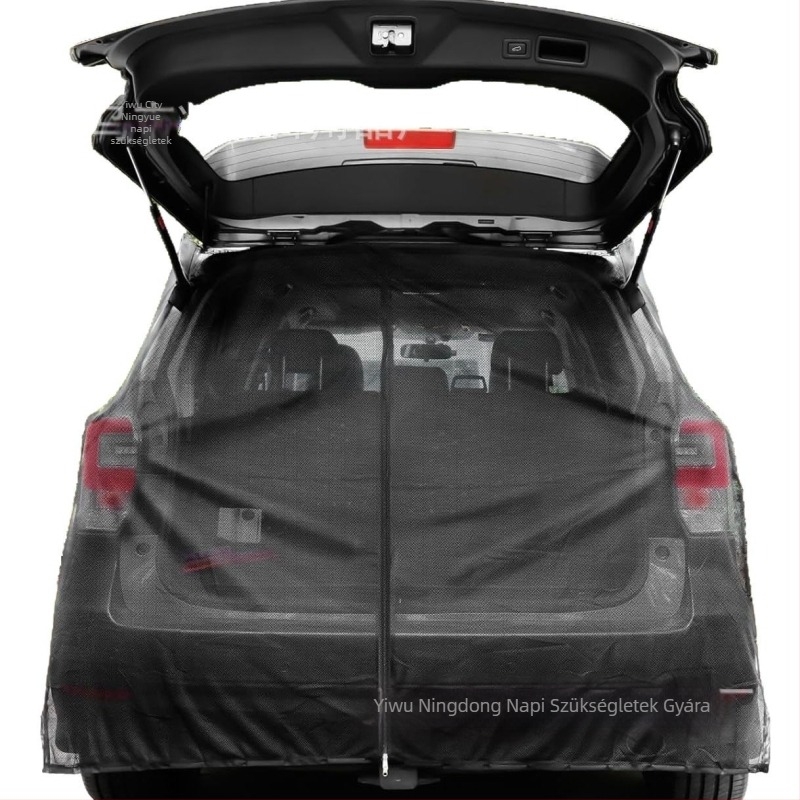 Autó hátsó ajtó háló – átlátszó, lógó, 3D gyorsan száradó háló, SUV-kompatibilis, Yiwu eredet (Anyag: 3D gyorsan száradó háló; Alkalmas modellek: SUV; Típus: Átlátszó; Akasztó forma: Lógó; Eredet: Yiwu)