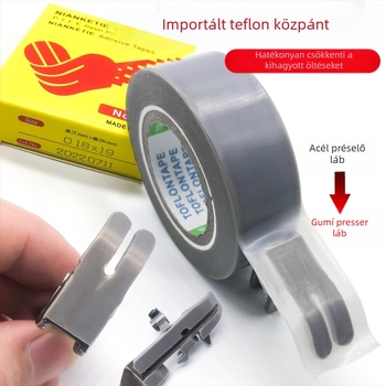 Feidi varrógép préselő talp teflonos aljzattal és magas hőmérsékletű ragasztószalaggal