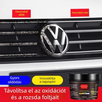 Autólogó rozoxid eltávolító kromált felületekhez – oxidációs javítás, felújító tisztítóanyag