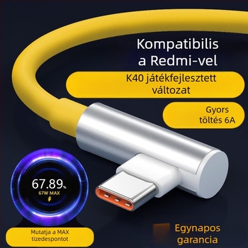 USB-C gyors töltőkábel, 120W, 1–2 m, TPE, kompatibil Redmi K50 Extreme Edition, K60, K70 Pro és Xiaomi 13/14