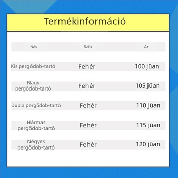 Fehér alumíniumötvözet hátsó keret menetelő dobhoz, testreszabott hangszeres kiegészítő