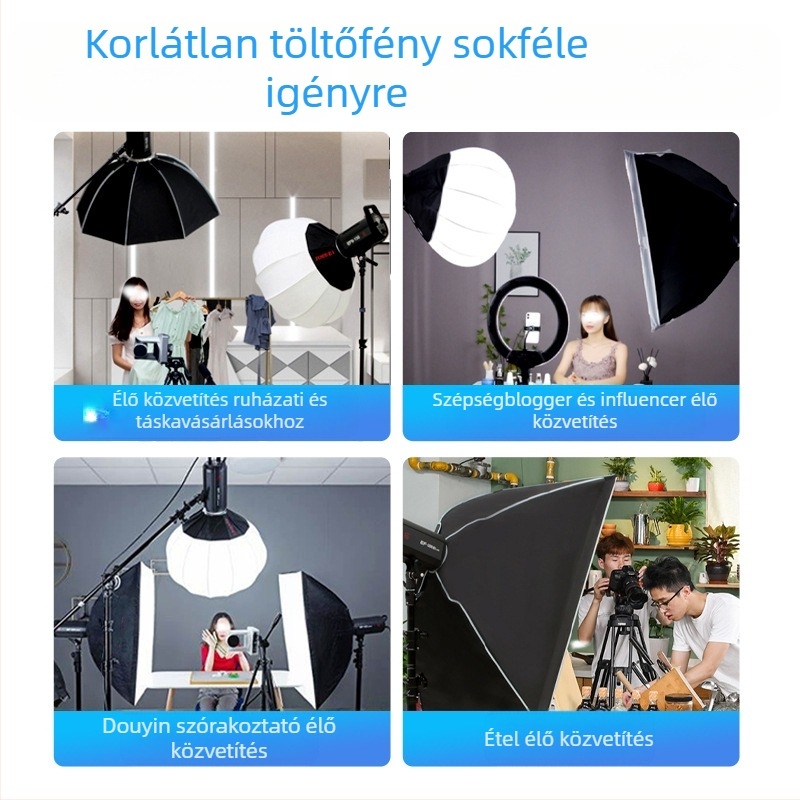 DY lágyfényes készülék, modell 65/85, lágyfény szövet, személyes fotózáshoz