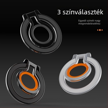MagSafe mágneses telefongyűrű tartó | cink ötvözet | összecsukható mágneses asztali tartó | univerzális