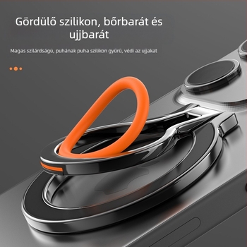 MagSafe mágneses telefongyűrű tartó | cink ötvözet | összecsukható mágneses asztali tartó | univerzális