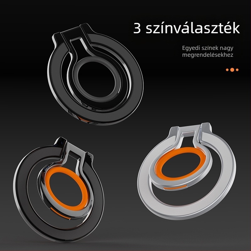MagSafe mágneses telefongyűrű tartó | cink ötvözet | összecsukható mágneses asztali tartó | univerzális