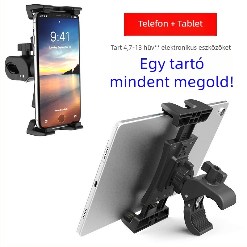 Gomb-stílusú mobilttelefon és tablet tartó — műanyag