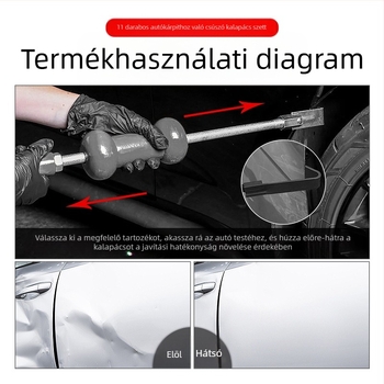 Musen tang Autókarosszéria horpadások javítására szolgáló csúszó kalapács húzó eszköz