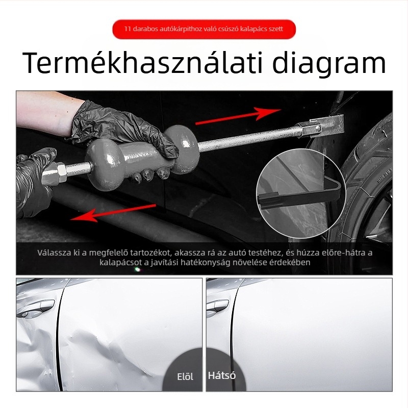 Musen tang Autókarosszéria horpadások javítására szolgáló csúszó kalapács húzó eszköz
