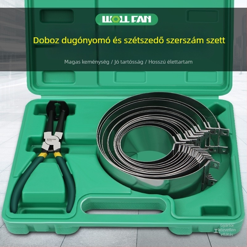 Dugattyúgyűrű összeszerelő és szétszerelő eszköz, univerzális gyűrűkompresszor és csipesz